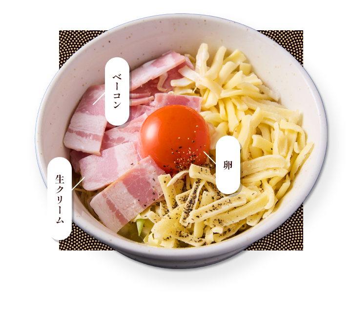カルボナーラもんじゃ